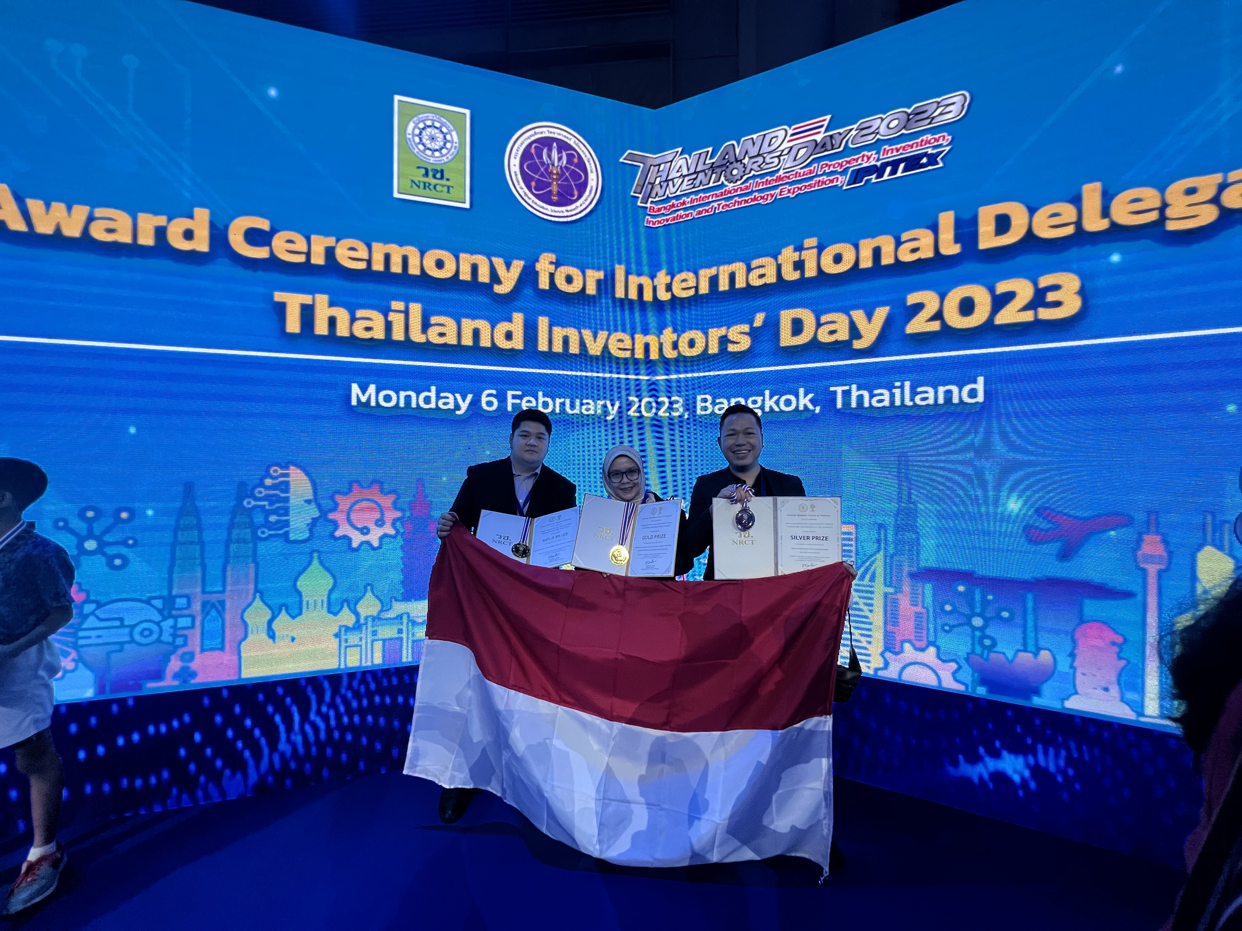 IPITEx – Thailand Inventor’s Day 2023 di Bangkok, 2-6 Februari 2023.