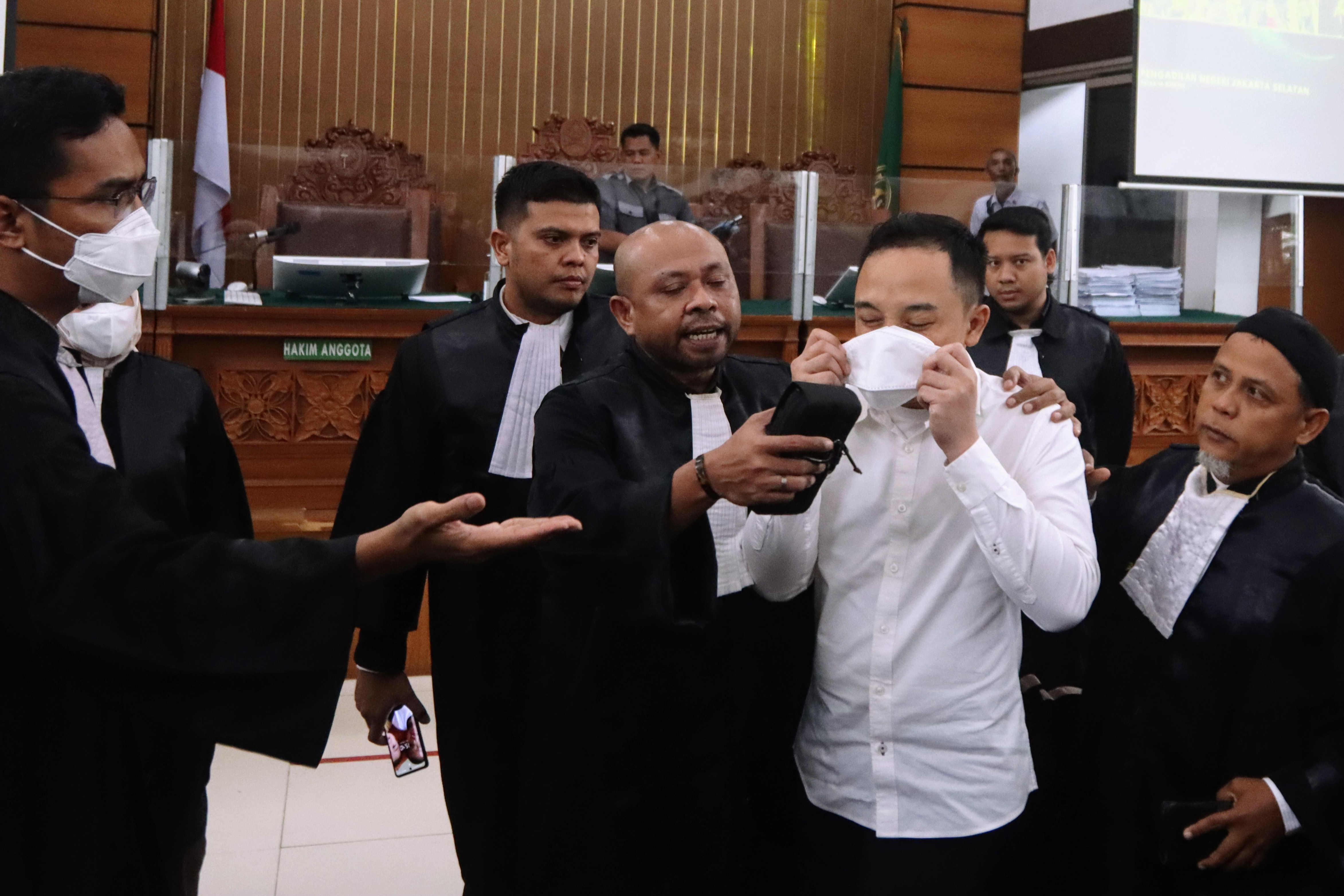 Bripka RR menjalani sidang vonis dalam kasus pembunuhan Brigadir J