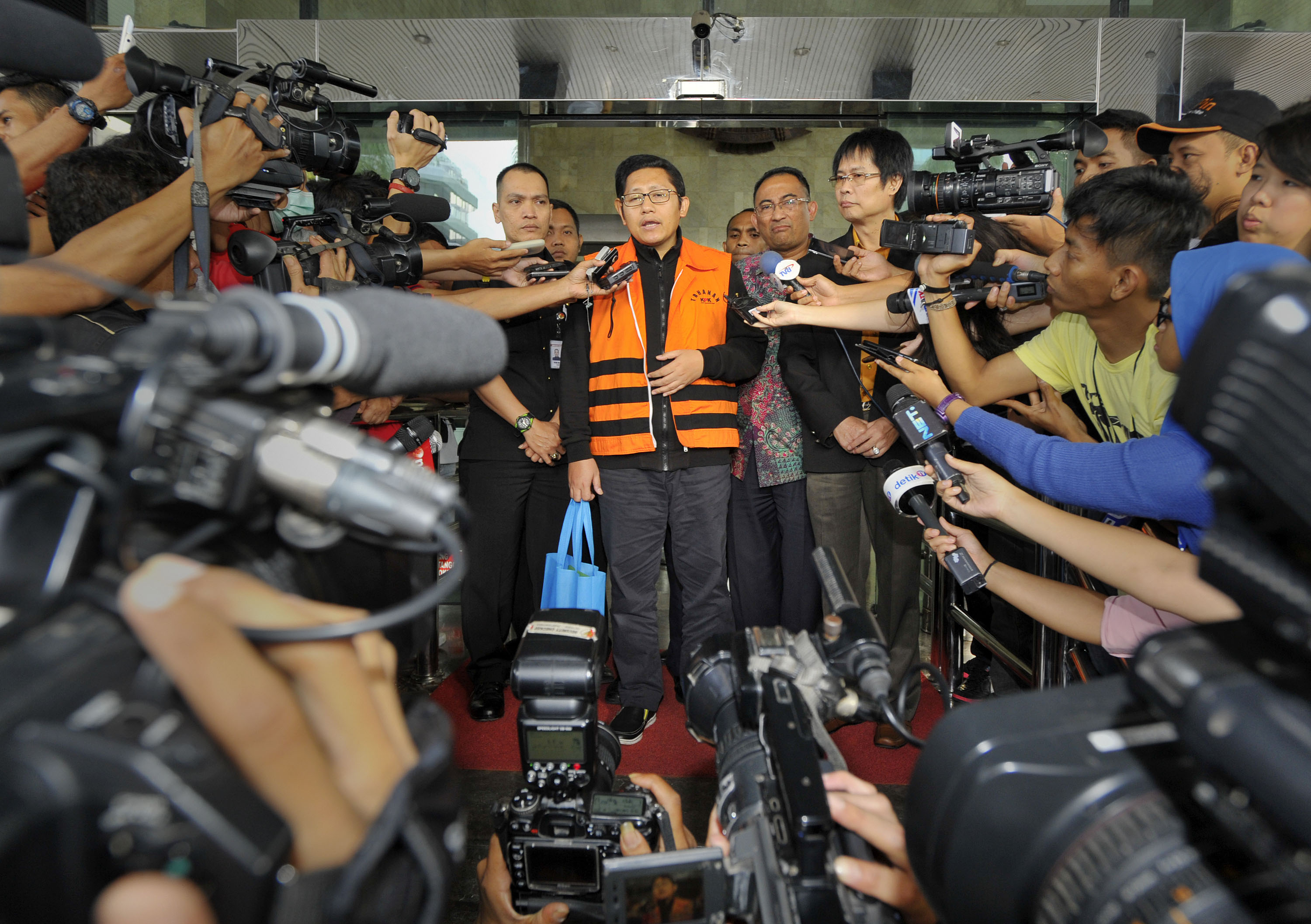 Mantan Ketua Umum DPP Partai Demokrat Anas Urbaningrum