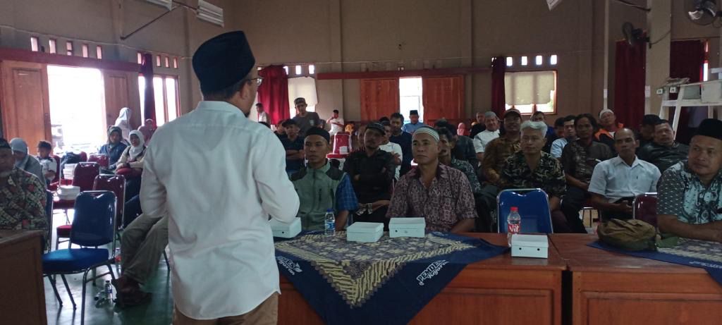 Kegiatan sosialisasi ‘Penguatan Demokrasi Daerah (PDD)’ di Desa Kajoran Kecamatan Kajoran Kabupaten Magelang, Jateng, Kamis (9/2).