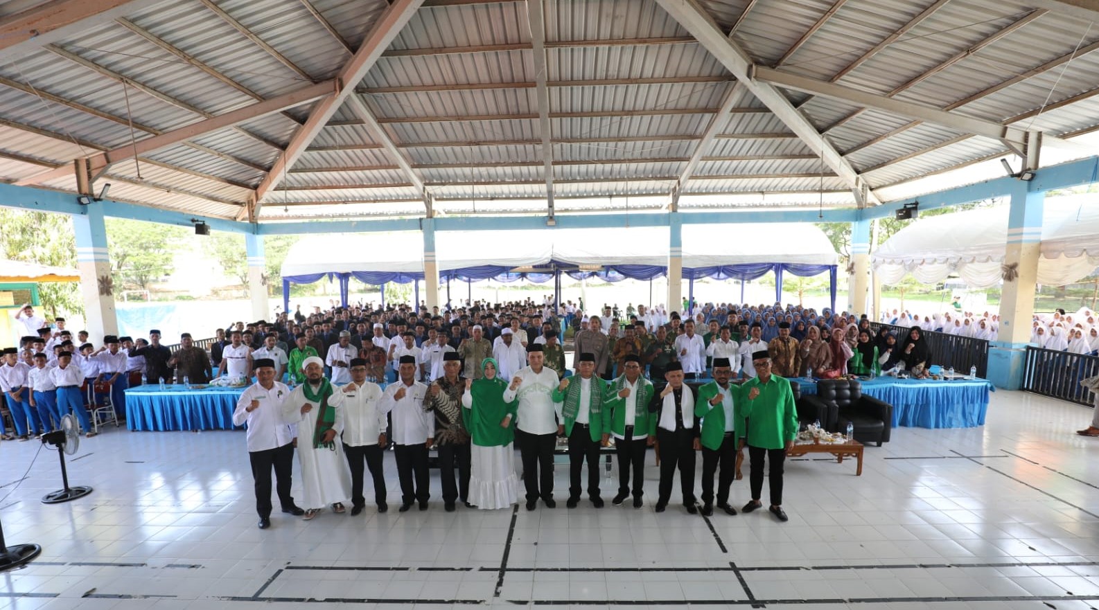 Plt Ketua Umum PPP Muhamad Mardiono bersilaturahmi ke Dayah Modern Tgk Chiek Oemar Diyan, di Aceh Besar, Kamis (2/2/2023)