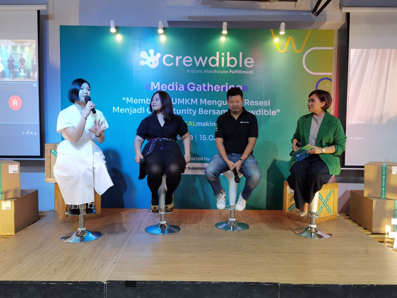 Crewdible menggelar Media Gathering di Jakarta, baru-baru ini.