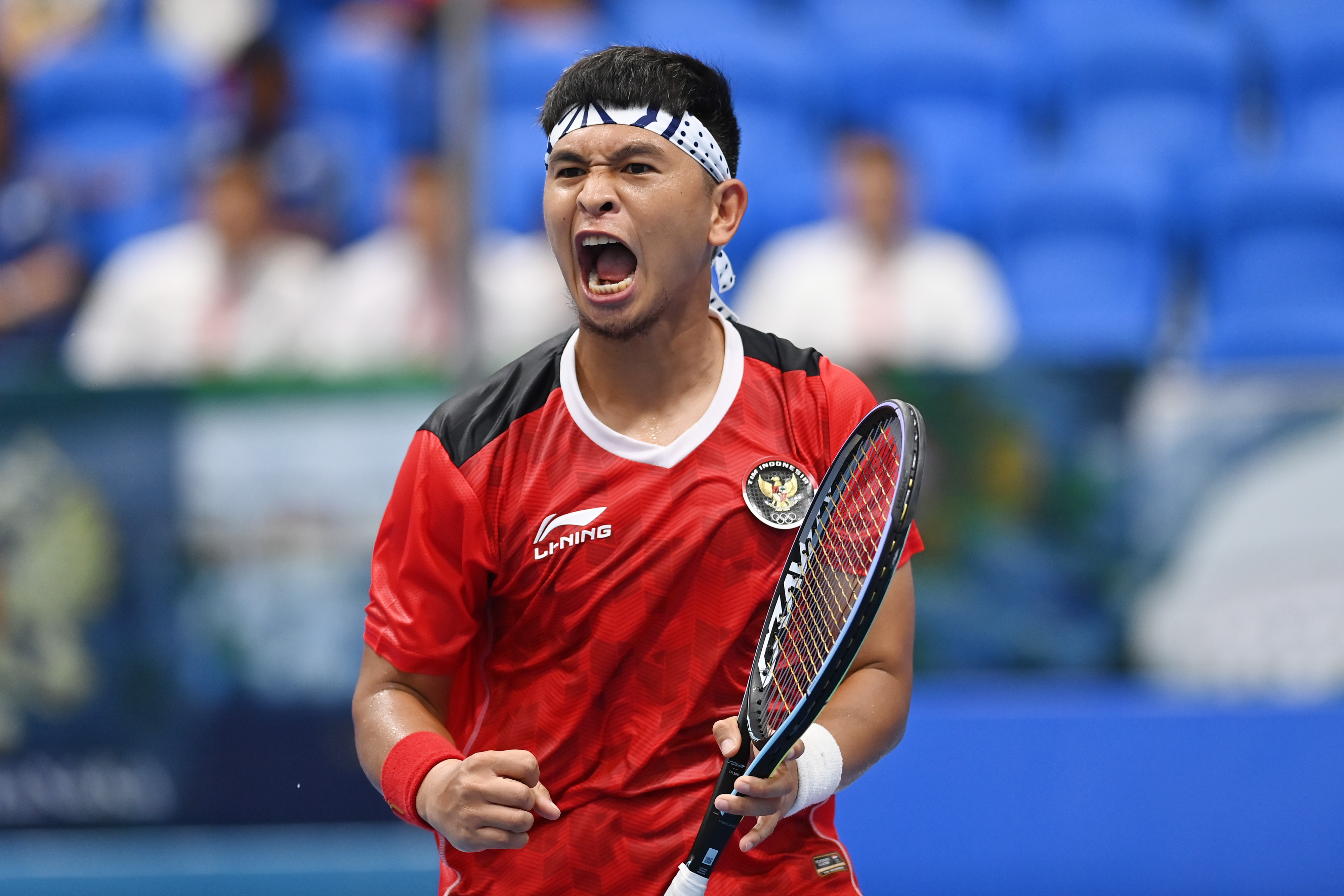 Pemain andalan utama tim Piala Davis Indonesia Christopher Rungkat.