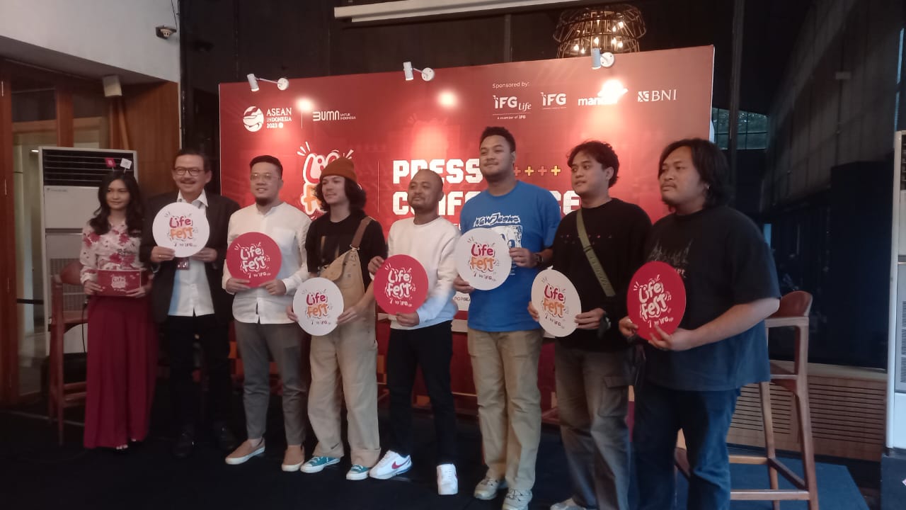 Konferensi pers LifeFEST 2023 di Jakarta. 