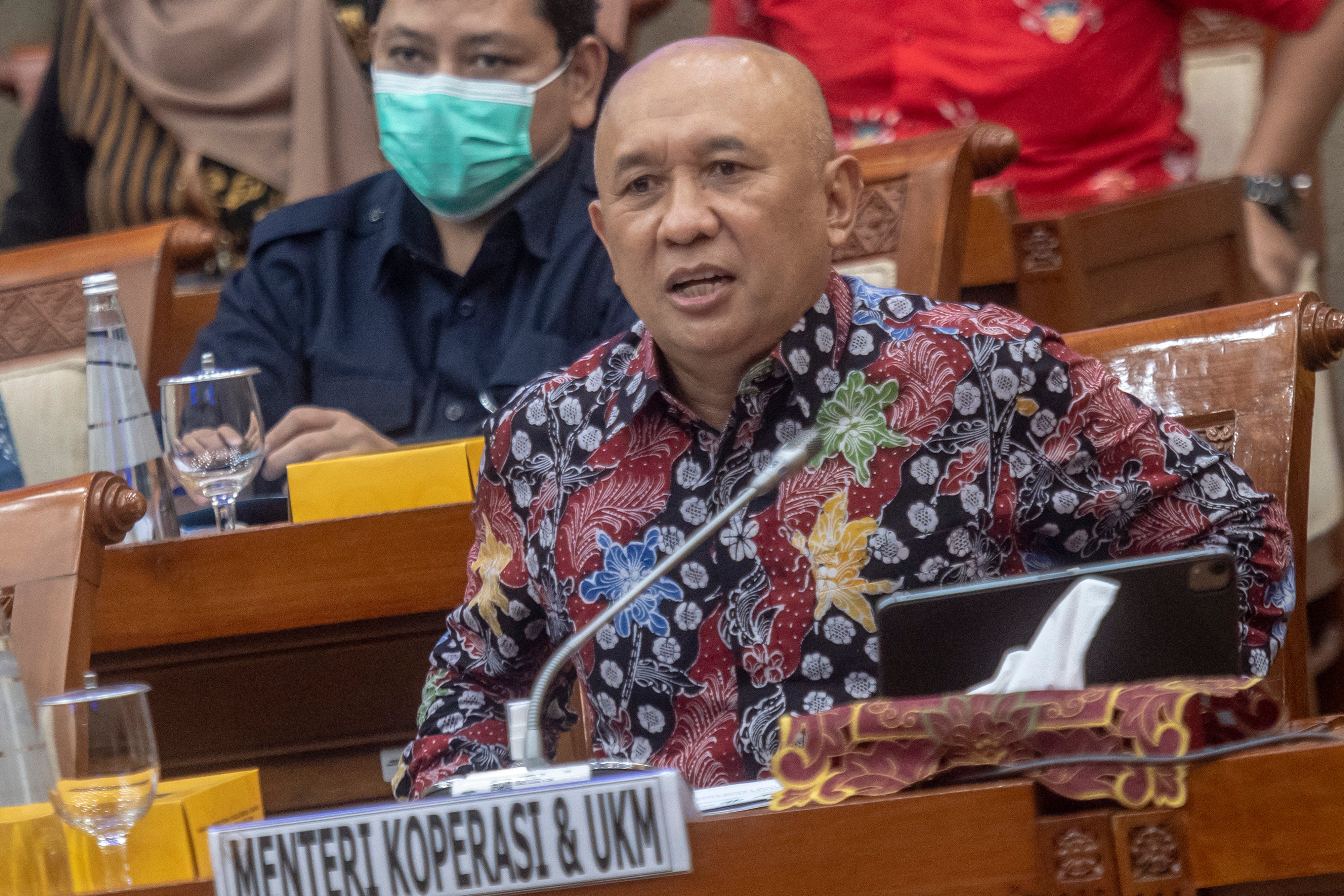 Menteri Koperasi, Usaha Kecil dan Menengah Teten Masduki.