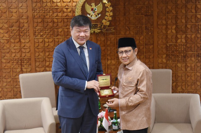 Terima Dubes Singapura, Muhaimin Siap Dorong Peningkatan Kerja Sama