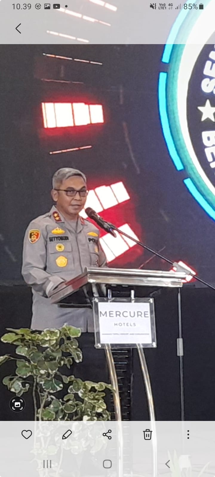 Kapolda Sulawesi Utara Inspektur Jenderal Setyo Budiyanto