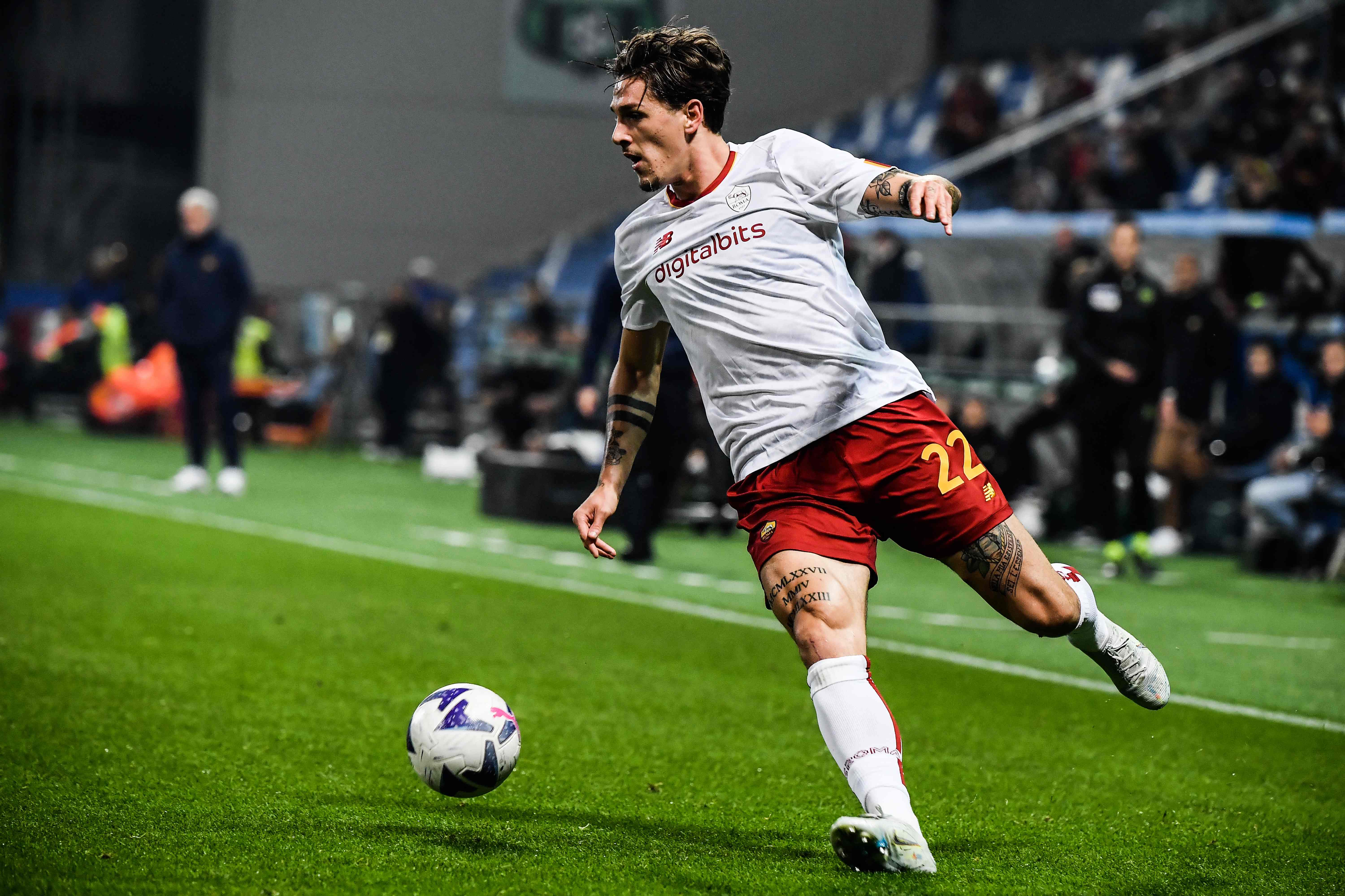 Gelandang AS Roma Nicolo Zaniolo
