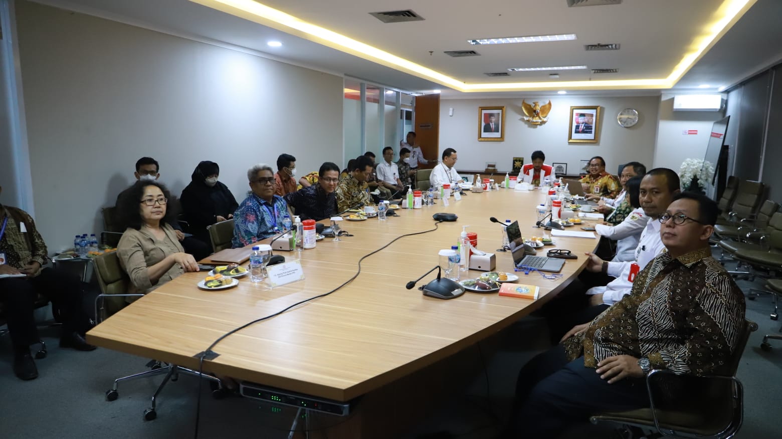 BPIP menyelenggaraan rapat koordinasi Kick Off Pancasila dalam Tindakan Gerakan Semesta Berencana di Kantor BPIP, Jakarta, Jumat (10/2).