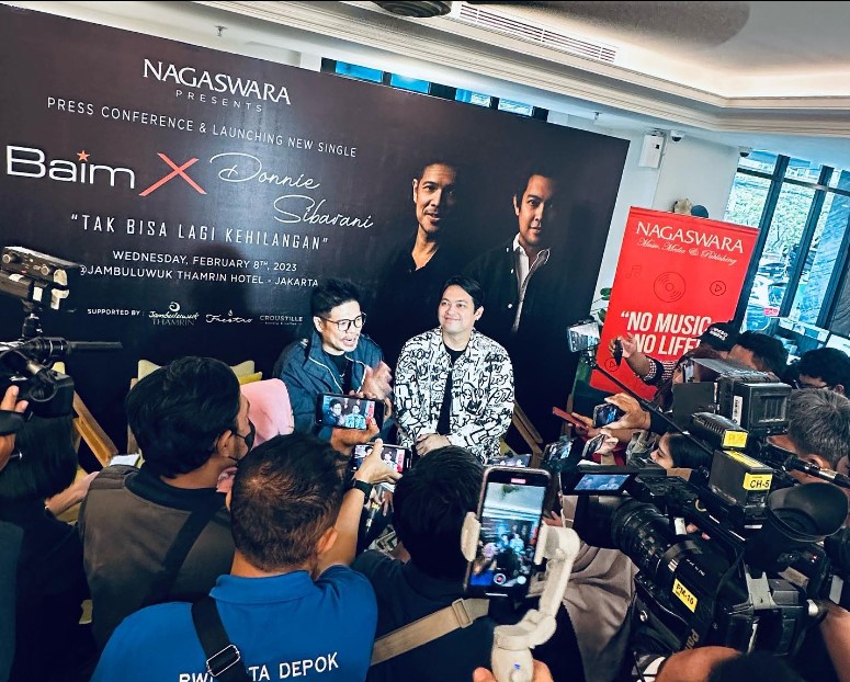 Peluncuran single kolaborasi antara Baim dan Donnie yang berjudul Tak Bisa Lagi Kehilangan