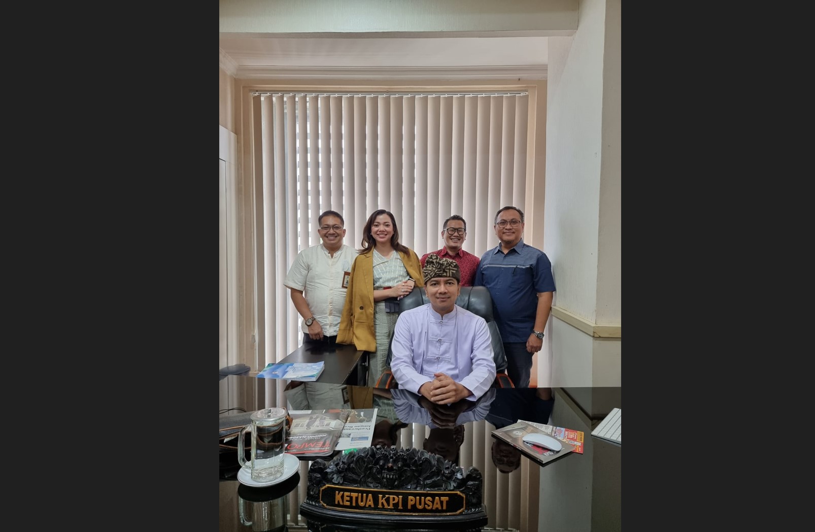 Ketua Komisi Penyiaran Indonesia (KPI) Pusat Agung Suprio 