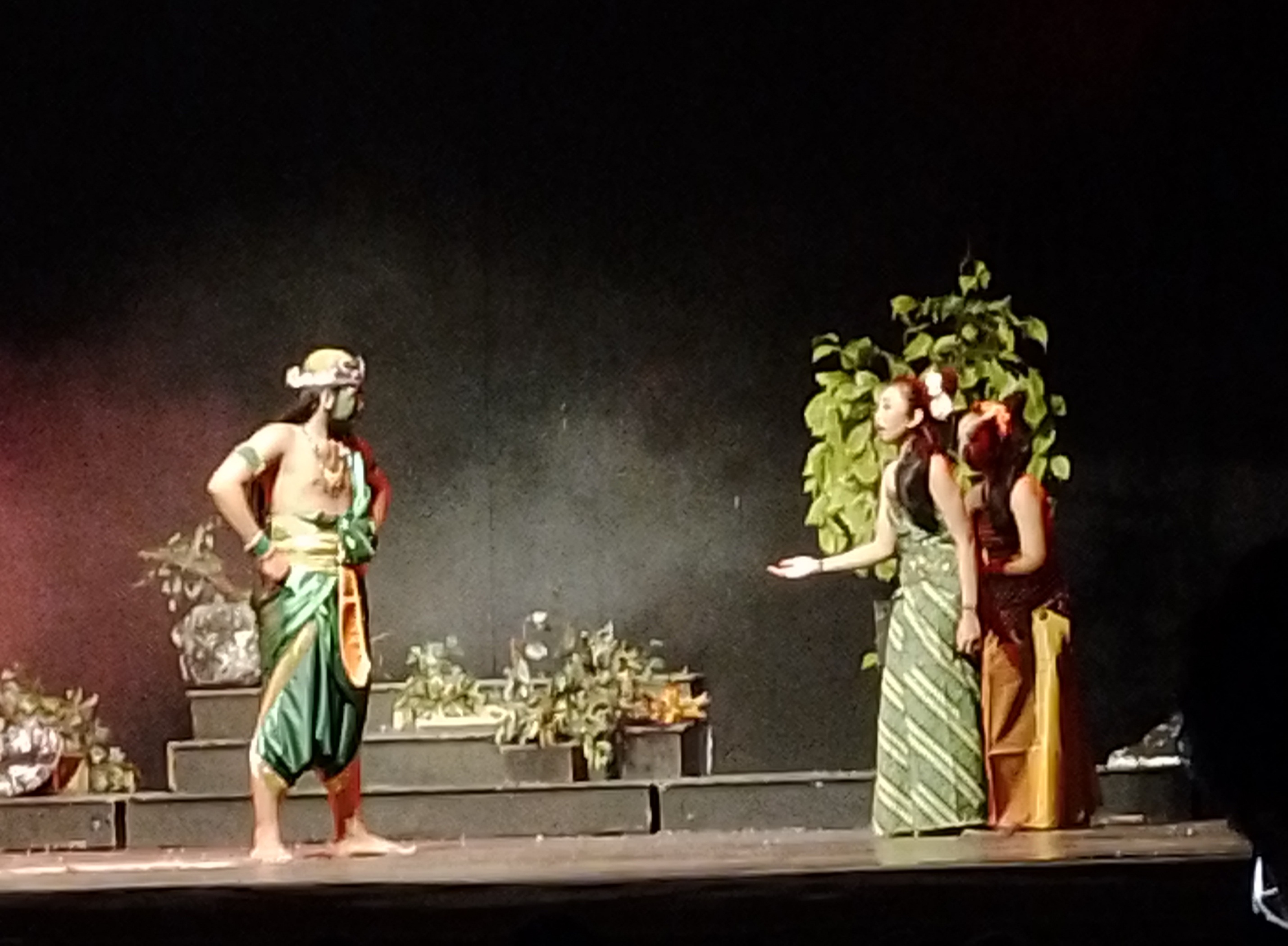 Pementasan ketoprak di Klaten, Jawa Tengah