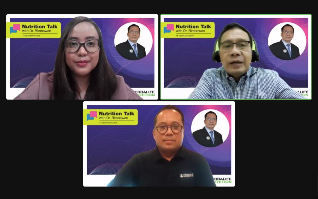 Acara Nutrition Talk with Dr.Rimbawan yang digelar Herbalife Nutrition pada Kamis (16/2). 