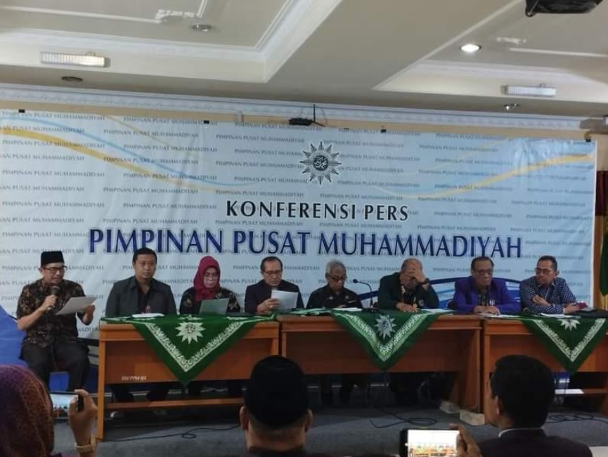 Konferensi pers tentang RUU Kesehatan yang diadakan PP Muhammadiyah