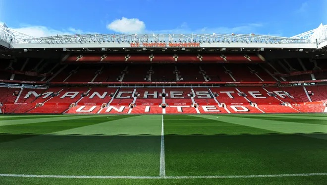 Ilustrasi. Stadium Old Trafford milik klub Manchester United. 
