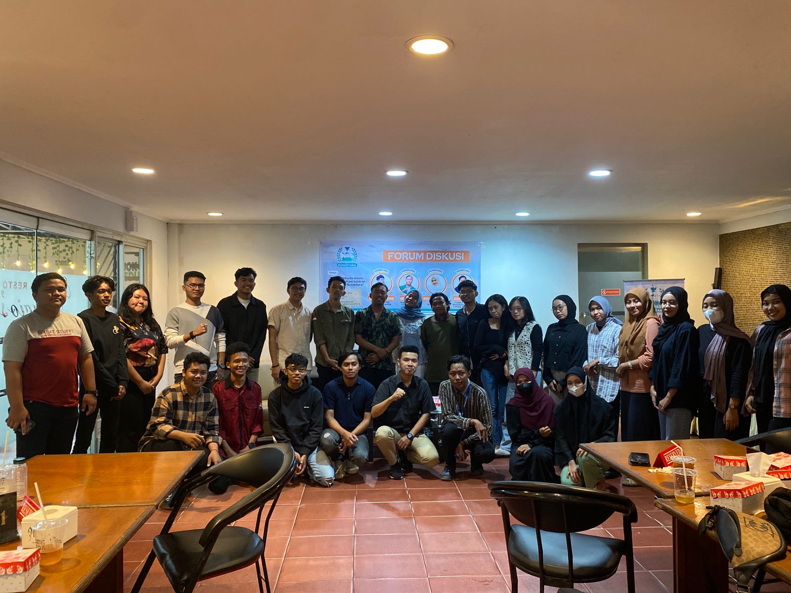 Mahasiswa dan pemuda Kalimantan Timur semangat mengikuti seminar yang digelar Forum Milenial Nusantara