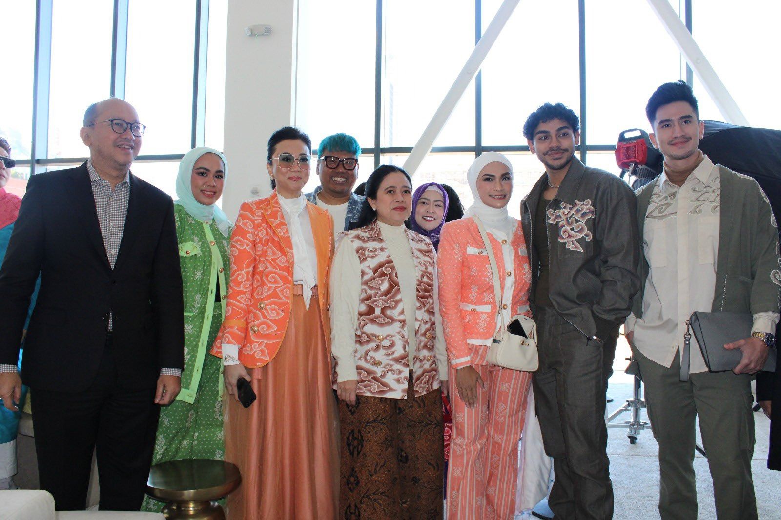 Ketua DPR Puan Maharani di ajang Indonesia Now di New York Fashion Week
