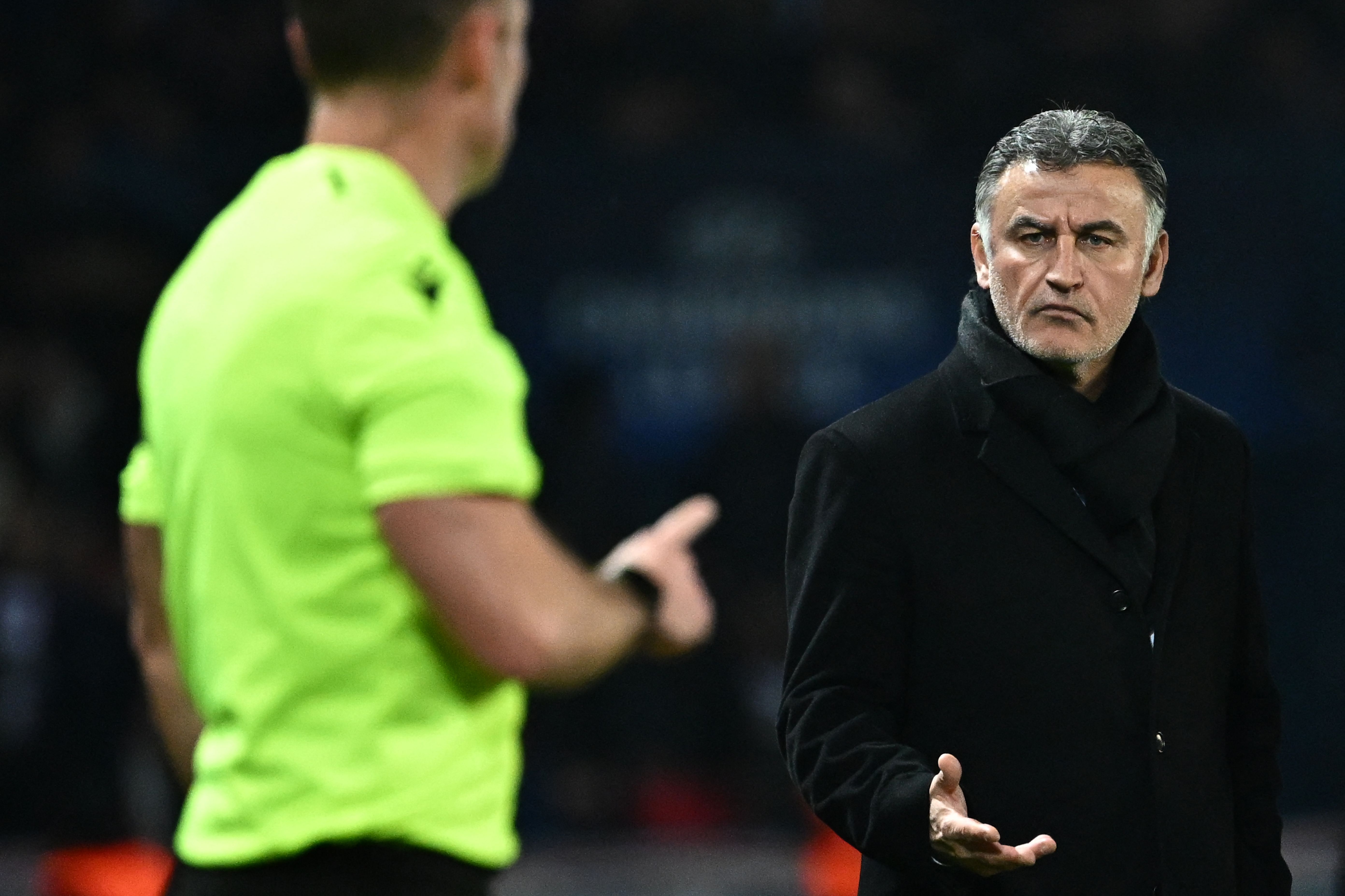 Pelatih PSG Christophe Galtier