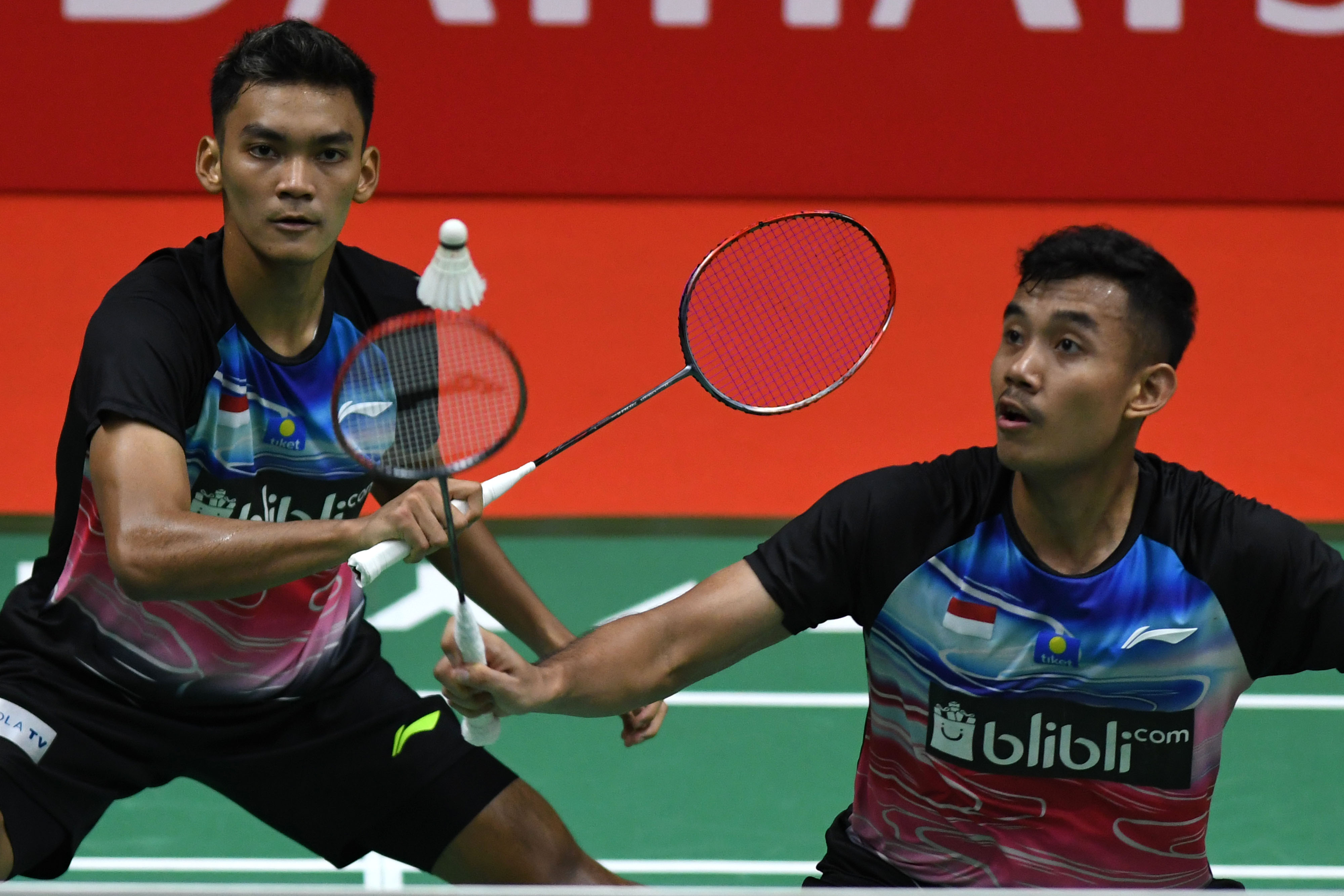 Ganda putra Indonesia, Bagas Maulana/Muhammad Shohibul Fikri tersingkir di semifinal Thailand Masters 2023.