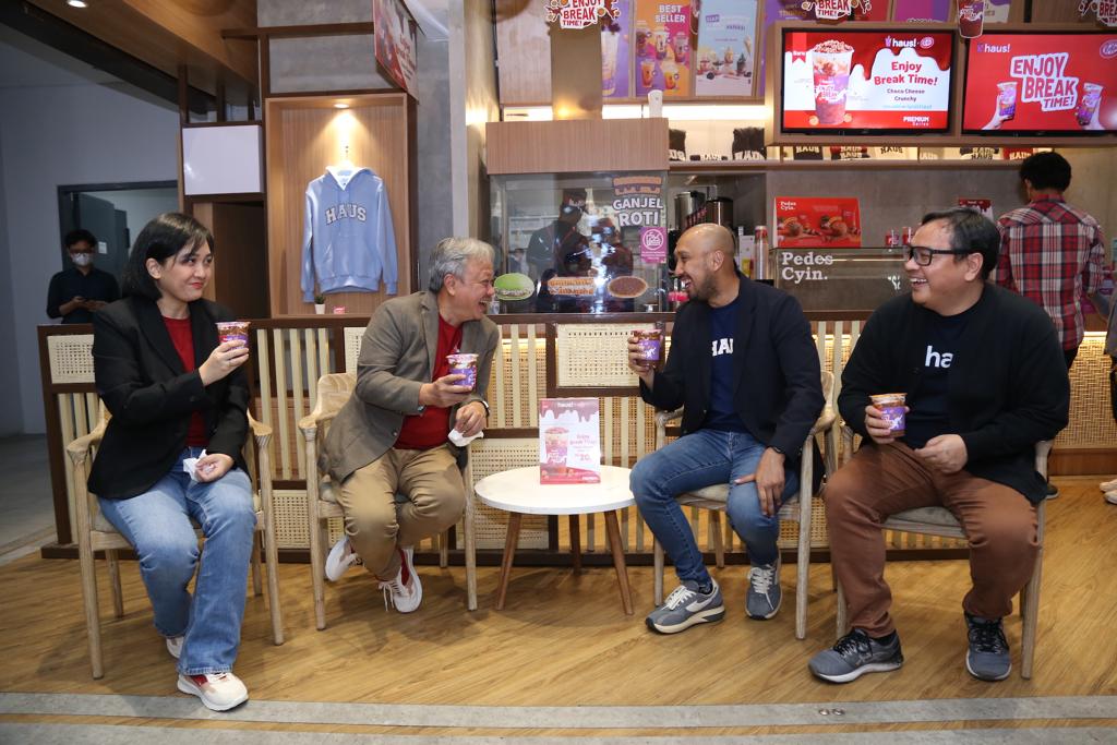 Peluncuran 'Enjoy Break Time made with Kitkat® “Choco Cheese Crunchy made with Kitkat®” di Jakarta.