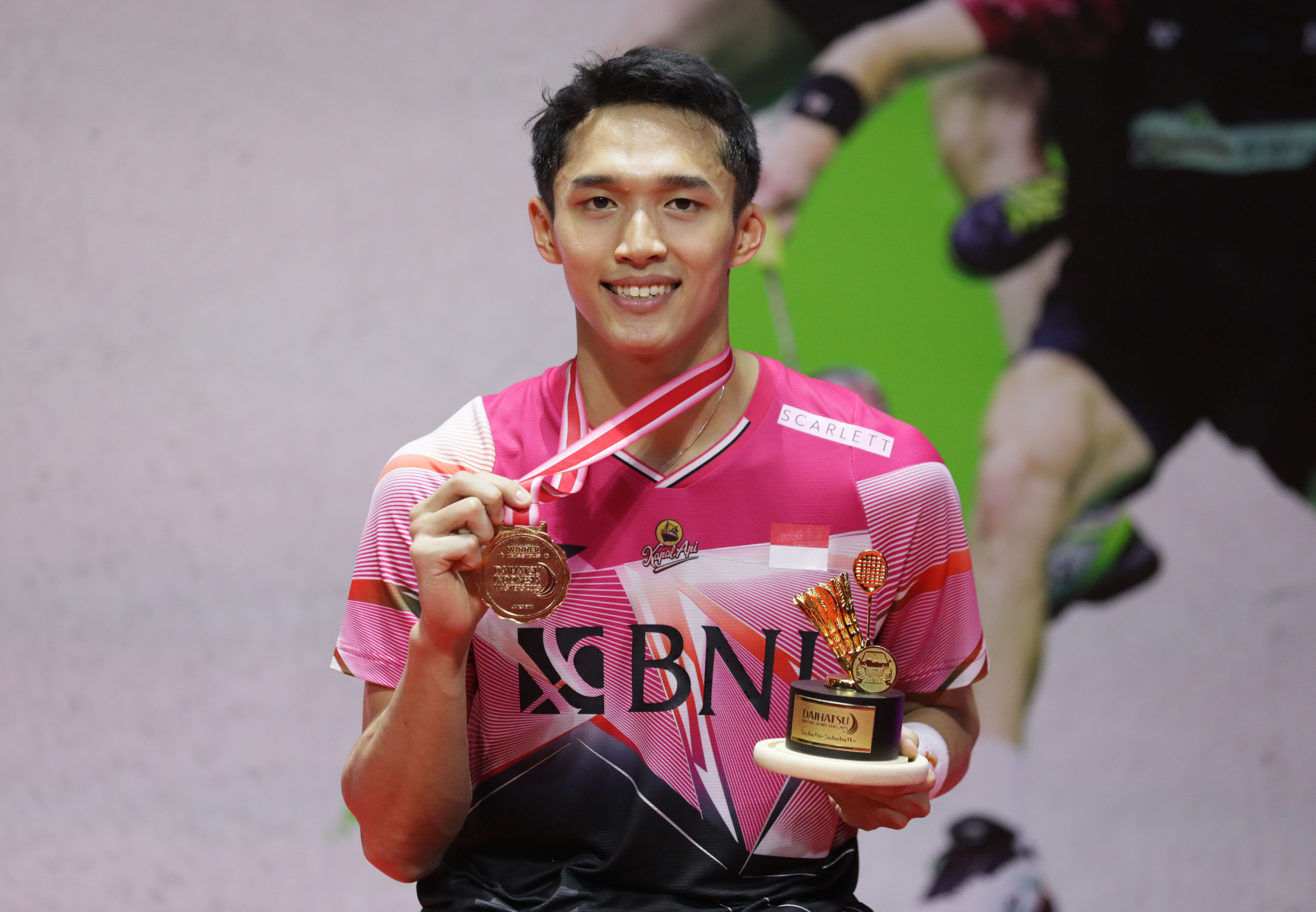 Tunggal putra Indonesia Jonatan Christie