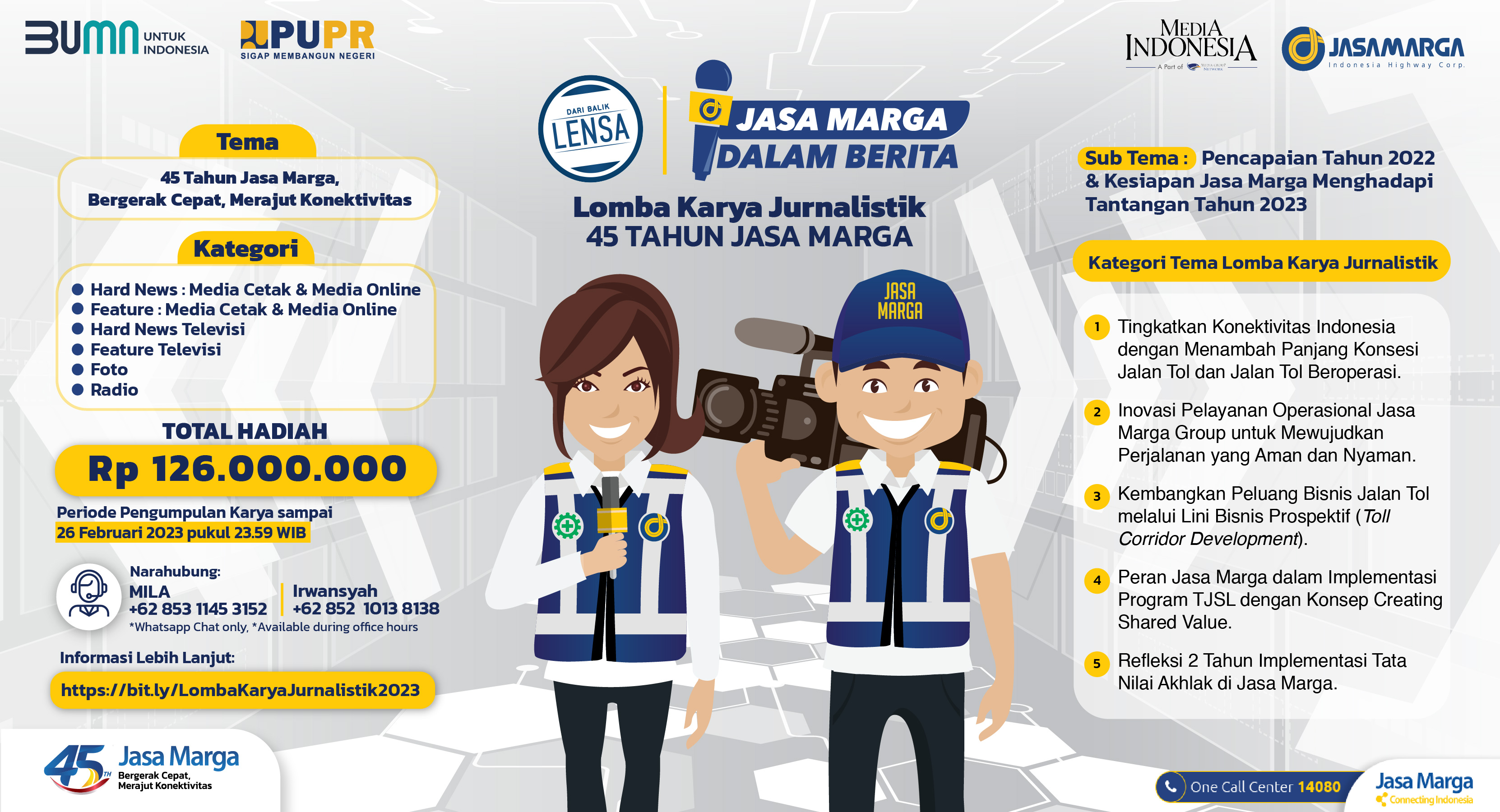 Lomba karya Jurnalistik Jasa Marga