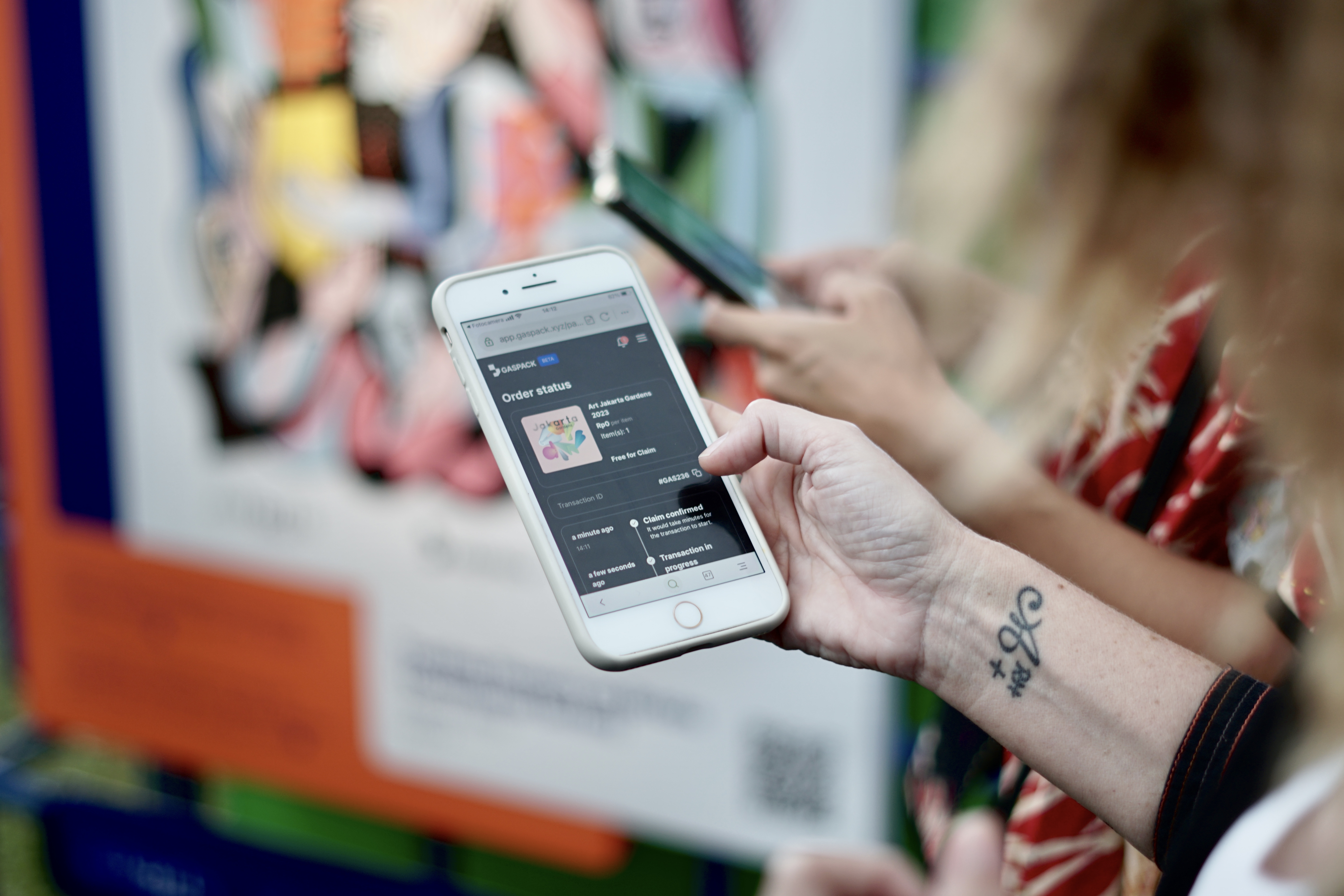 Karya NFT Abenk Alter di NFT Art Jakarta Gardens 2023