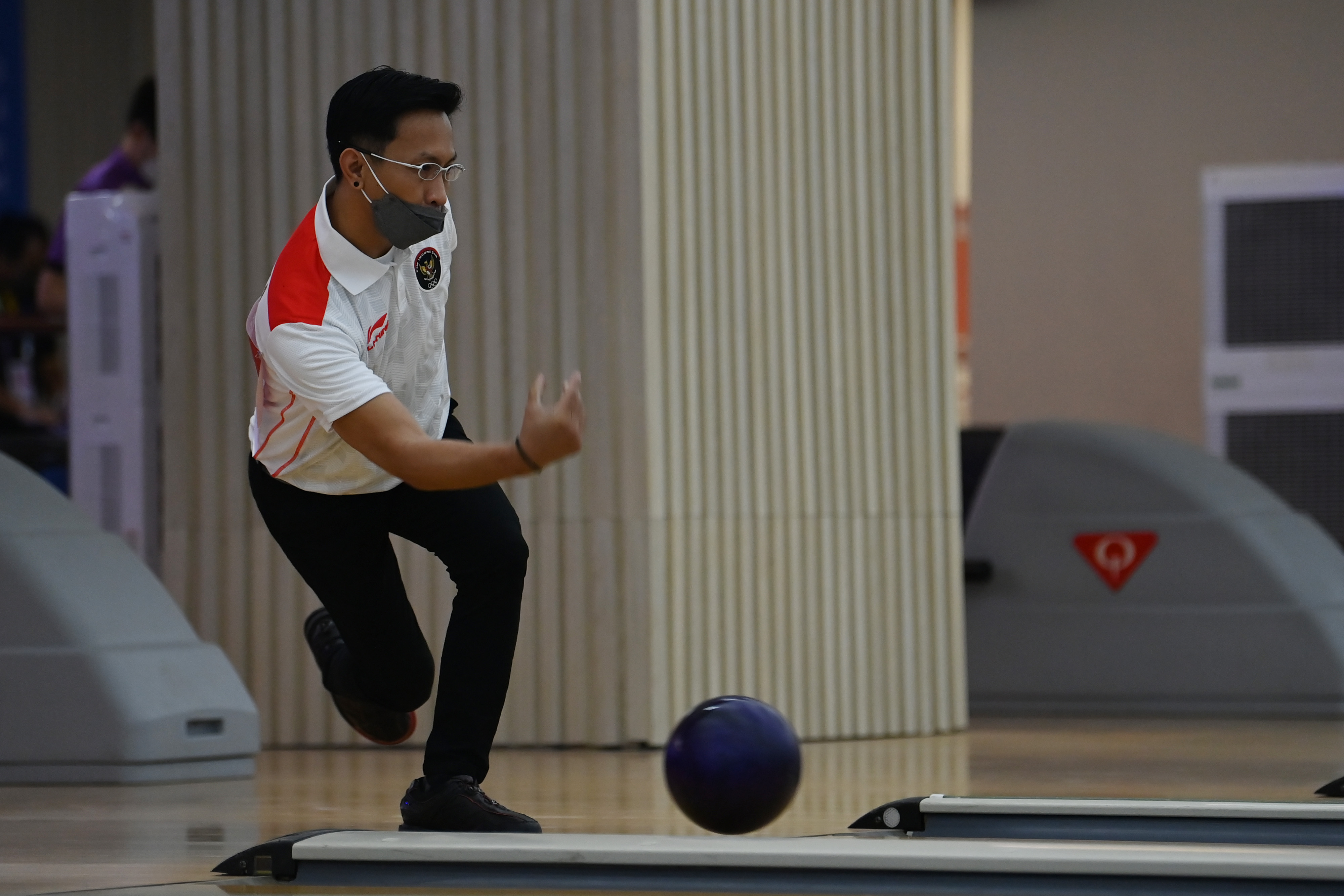 Peboling putra Indonesia Ryan Lalisang saat tampil pada SEA Games 2021 Vietnam di Hanoi, 16 Mei 2022.