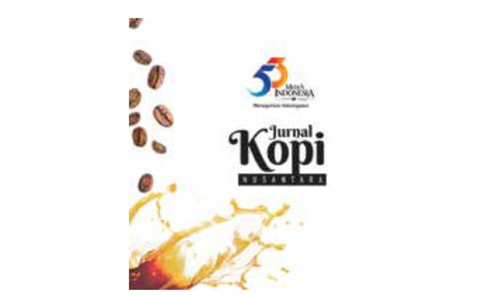 Cover buku Jurnal Kopi Nusantara. 