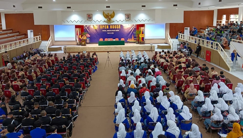 Acara open house Universitas Darma Persada (Unsada) Jakarta, Rabu (8/2).