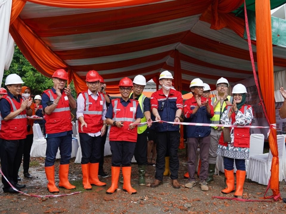 Groundbreaking Sentral Pengolahan Pos Jakarta Timur.