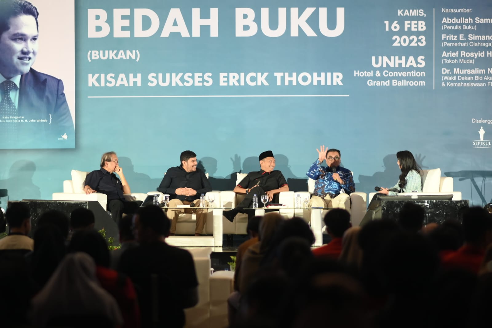 Bedah buku (Bukan) Kisah Sukses Erick Thohir