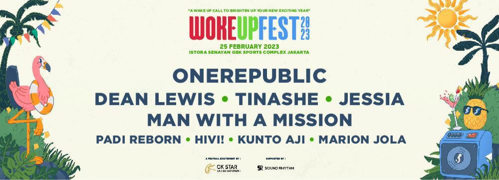 Penampil di ajang Woke Up Fest 2023