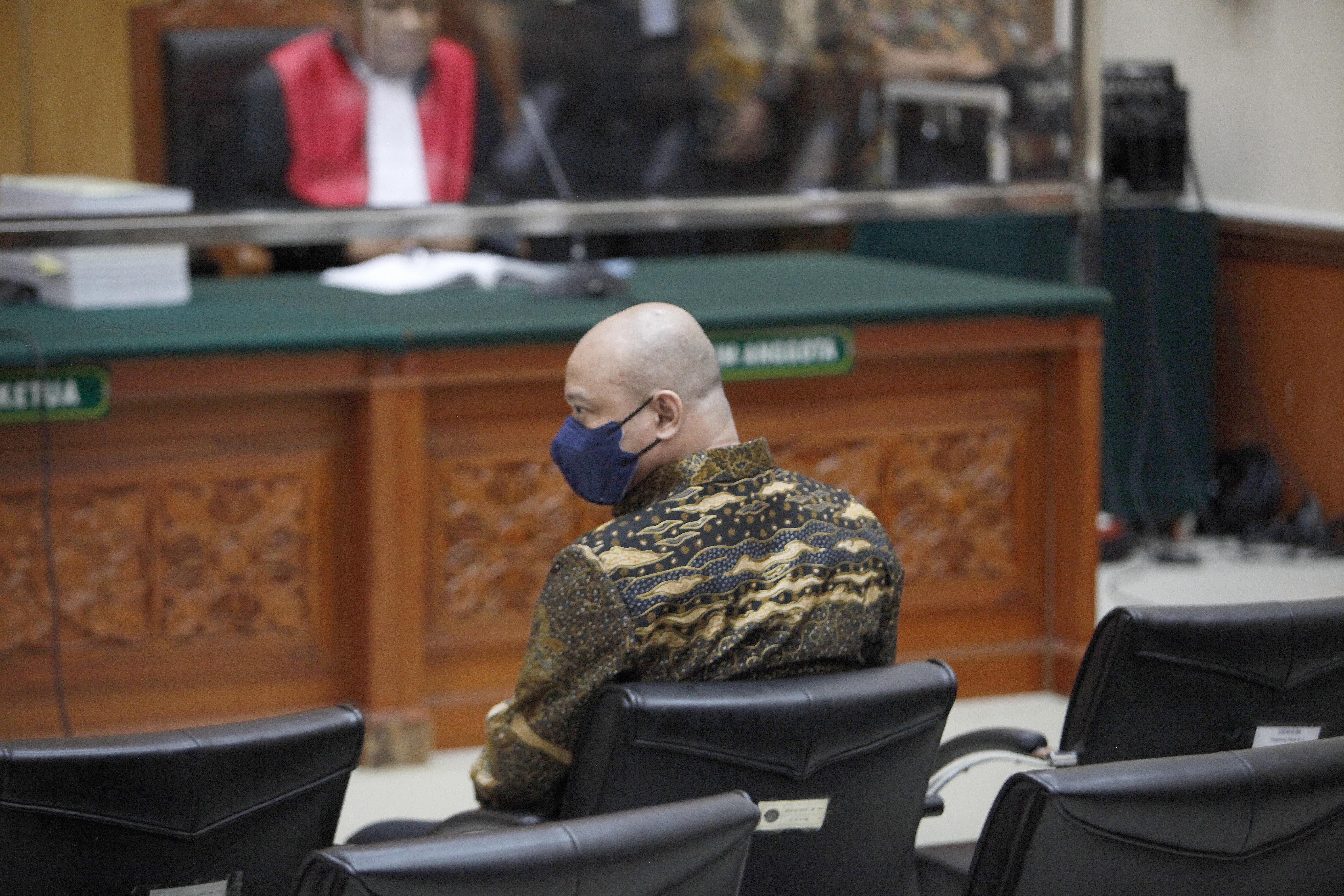 Terdakwa mantan Kapolda Sumatera Barat (Sumbar) Irjen Teddy Minahasa 