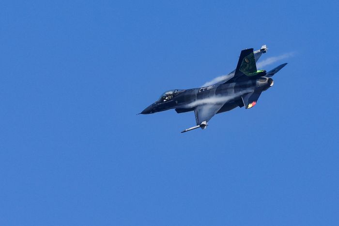 Jet tempur F-16 buatan Amerika Serikat saat ambil bagian dalam latihan tempur NATO pada Oktober 2022 lalu