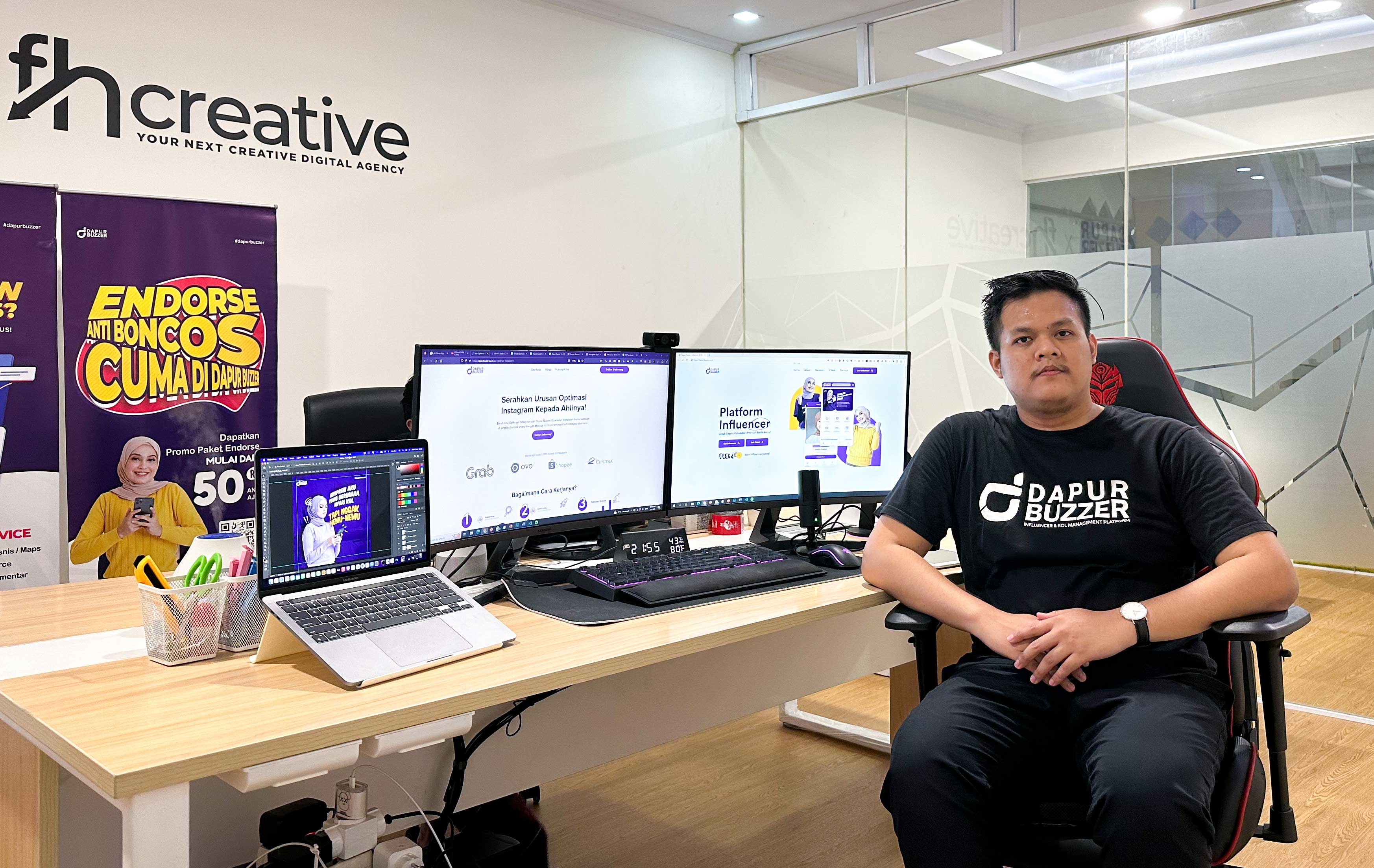 Muhamad Fikri Hidayat, pendiri Dapur Buzzer Indonesia