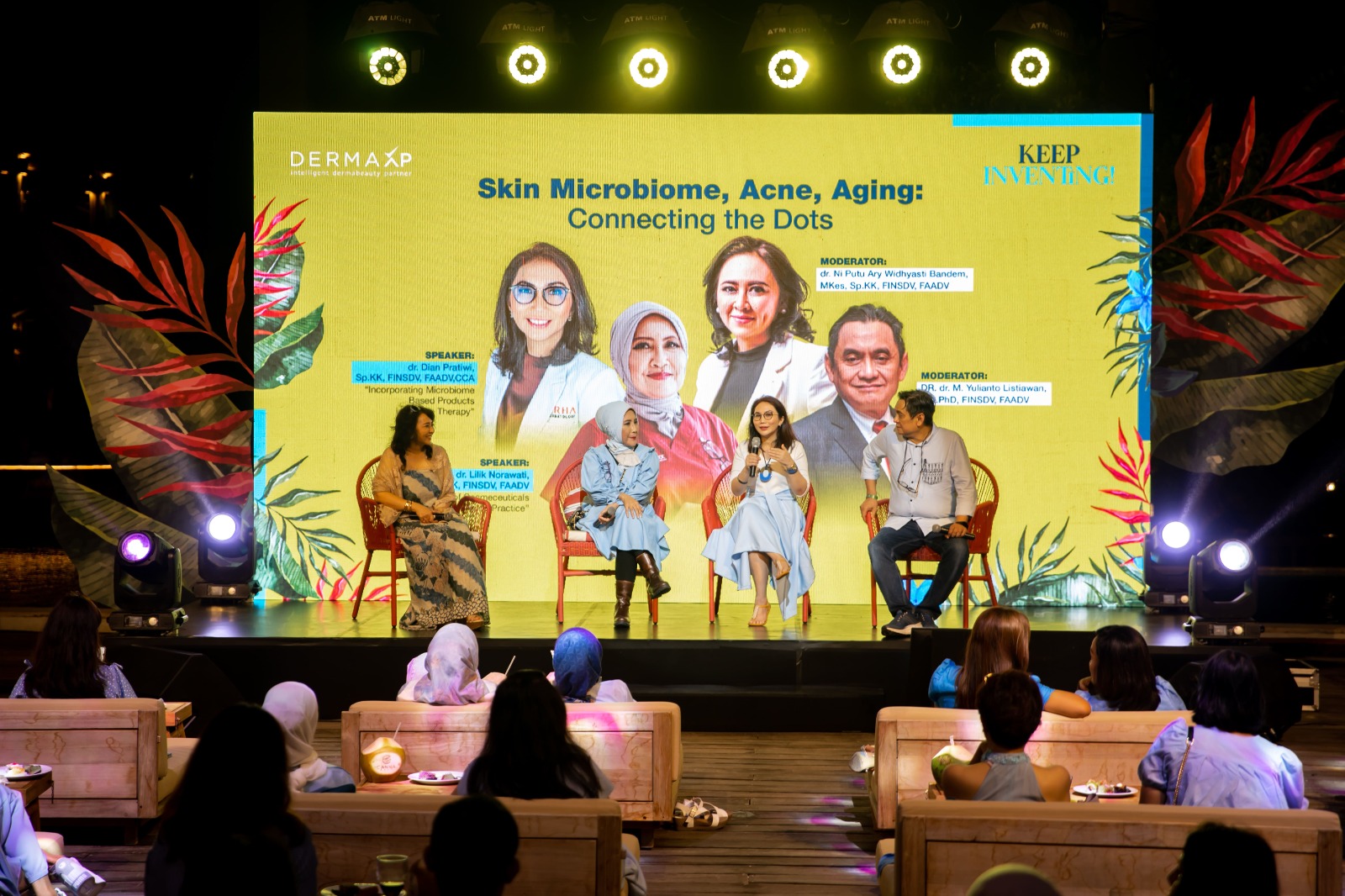 Derma XP menggelar acara Innovative Scientific Talk Show di Jakarta, Selasa (28/2).