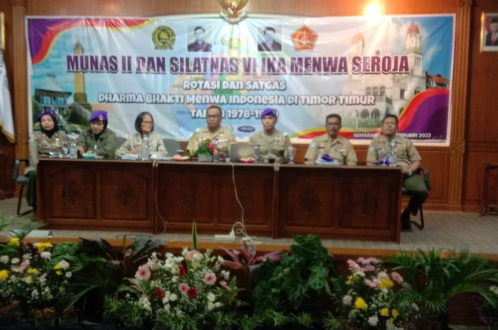 IKA Menwa Seroja Timor Timur mengadakan Musyawarah Nasional II dan SIlaturahmi Nasional VI di Semarang, Jawa Tengah, pada 3-5 Februari 2023.
