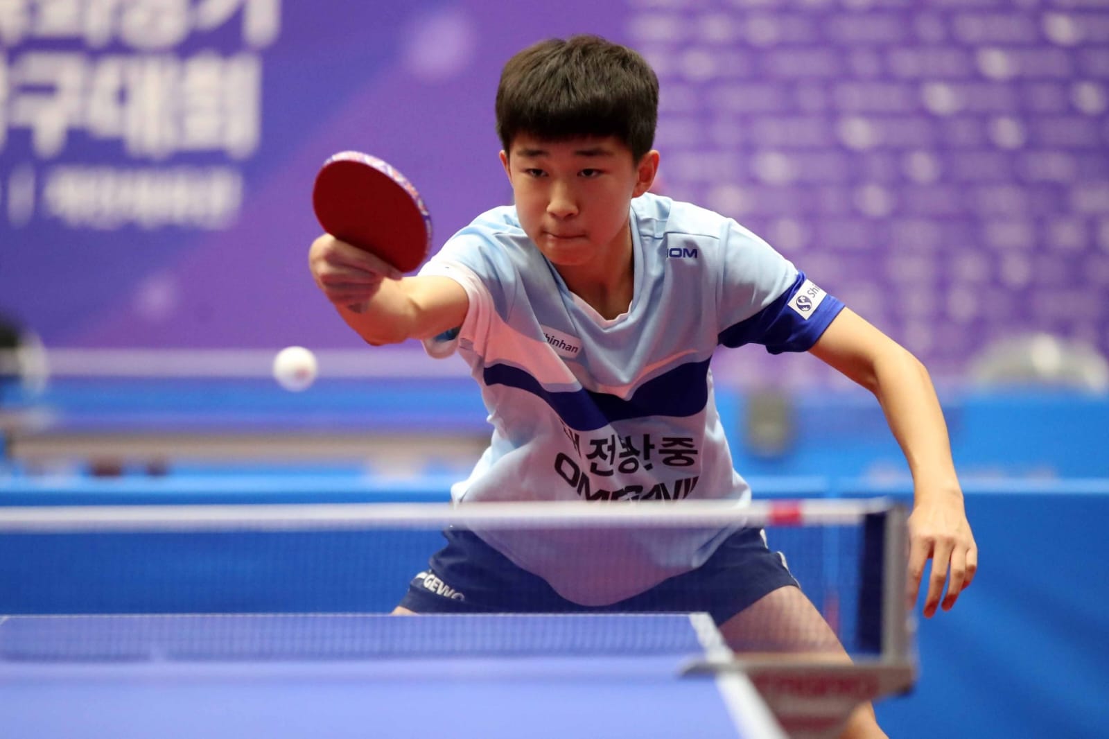 Atlet tenis meja Korea Selatan Kwon Hyuk.