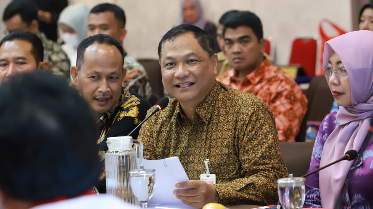 Deputi Bidang Hubungan Antar Lrmbaga Sosialisasi, Komunikasi dan Jaringan, BPIP, Ir. Prakoso, M.M, (tengah).