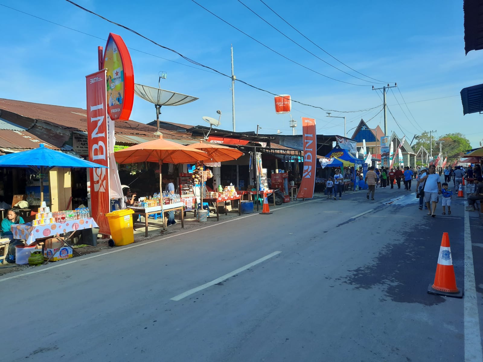 Suasaan di sekitar venue penyelenggaraan F! powerboat