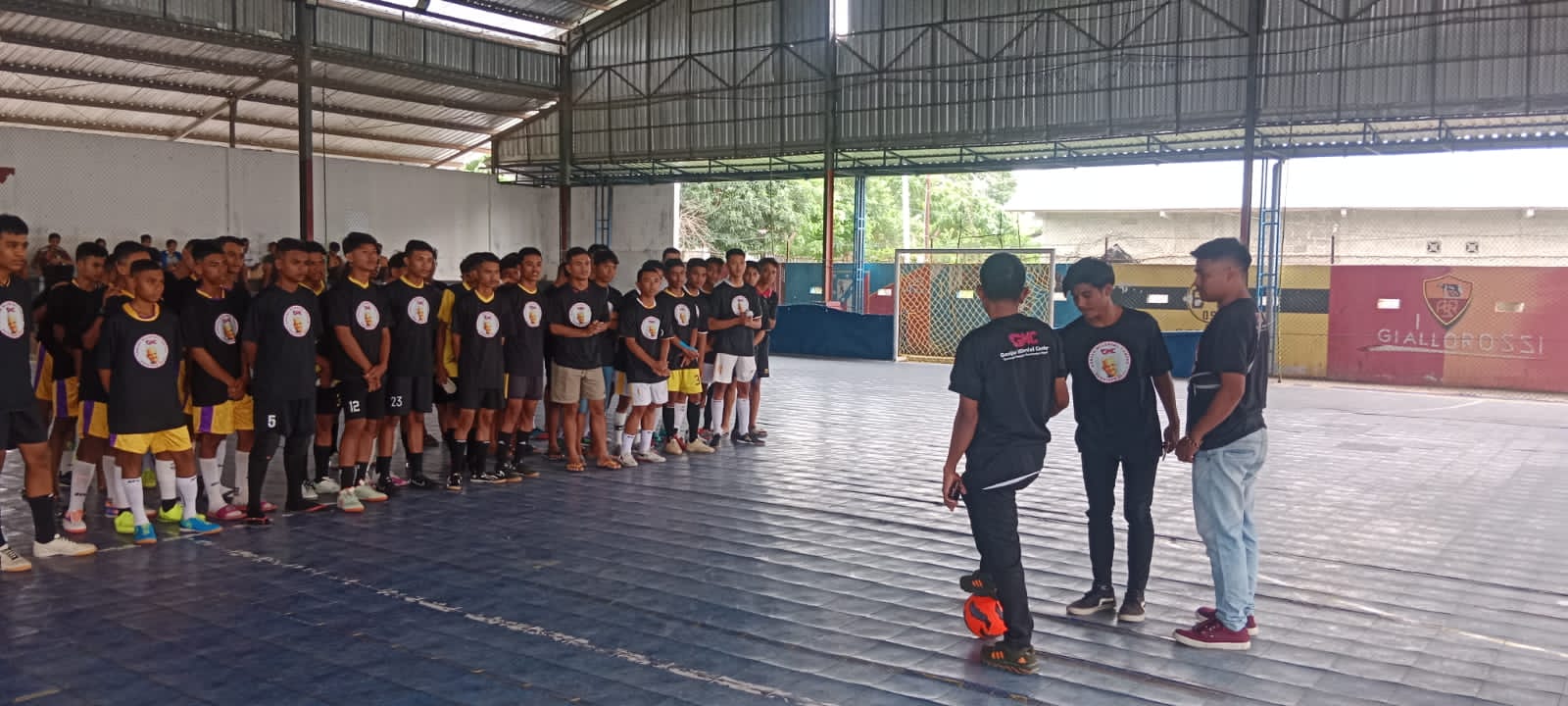 Relawan Ganjar Milenial Center (GMC) Kabupaten Sumba Timur menggelar lomba futsal U-17, Sabtu (18/2/2023) 