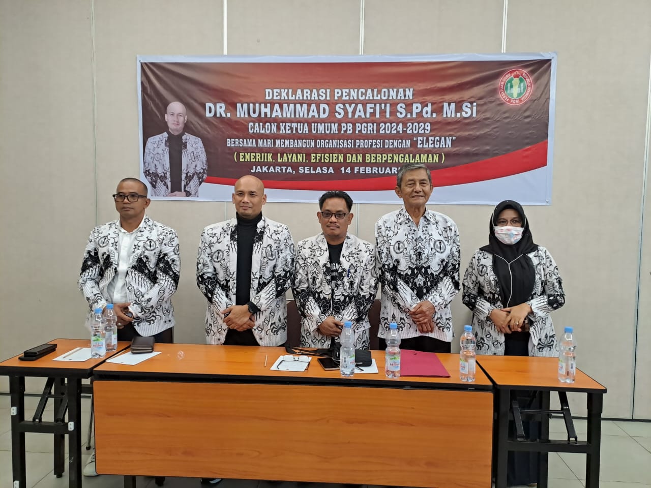 M Syafii Melakukan Deklarasi Kesiapan Sebagai Calon Ketua Umum PB PGRI