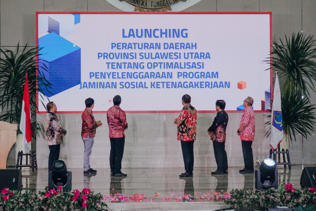 Launching Perda terkait jaminan sosial ketenagakerjaan di Sulawesi Utara