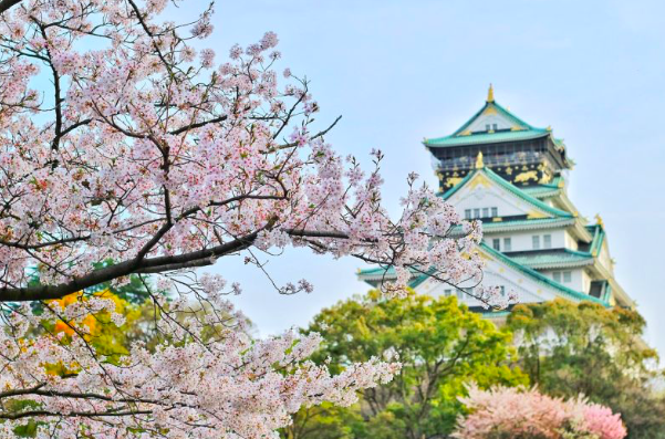 Ilustrasi destinasi wisata Jepang