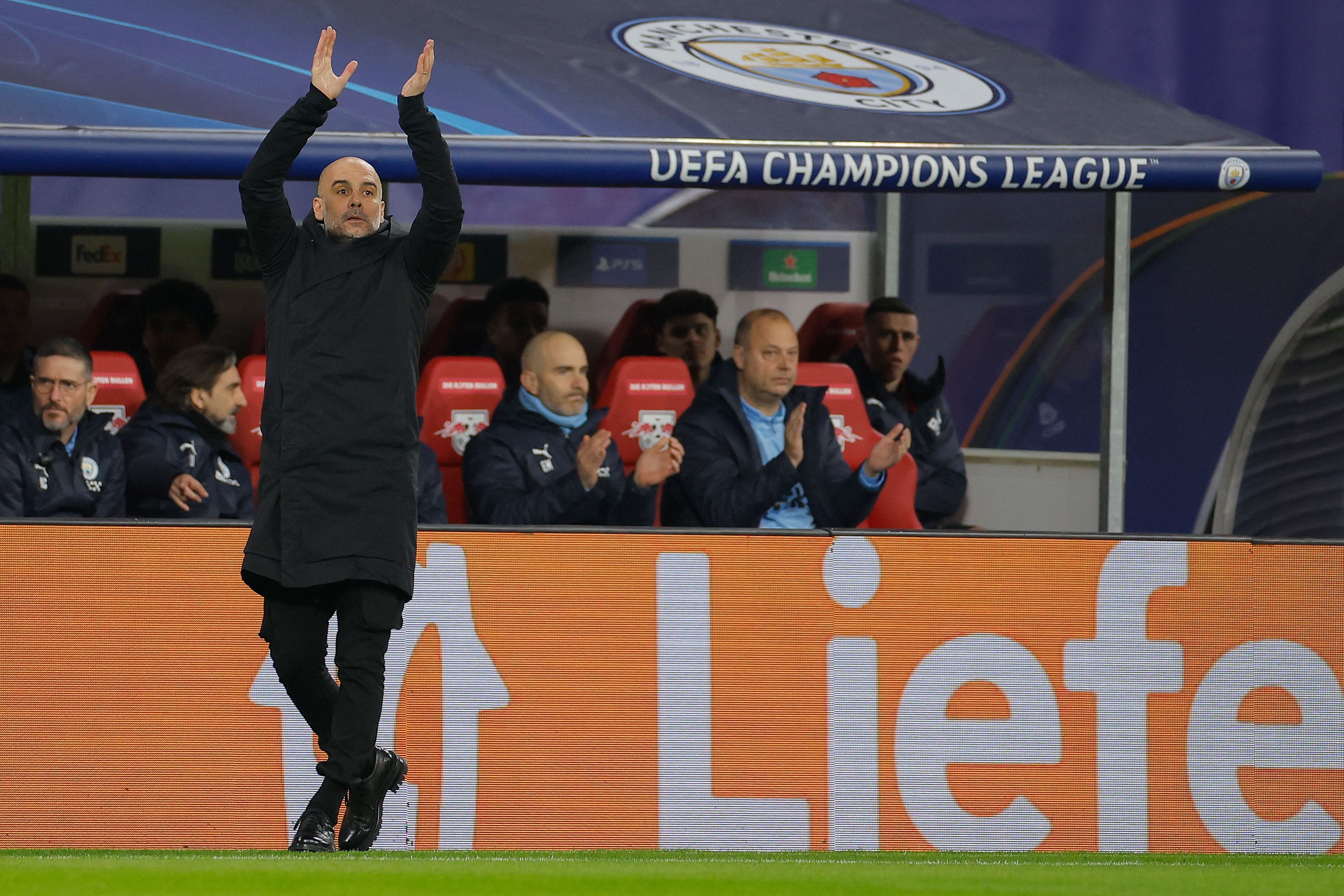Pelatih Manchester City Pep Guardiola