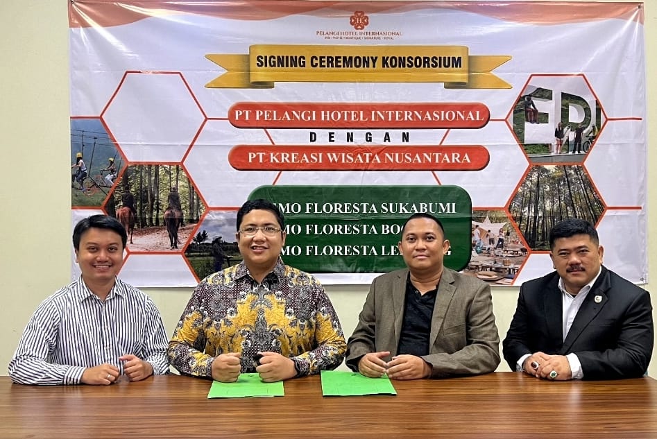 Pelangi Hotel Internasional (PHI) Group dan PT Kreasi Wisata Nusantara sepakat mengembangkan tiga objek wahana wisata baru di Jawa Barat.