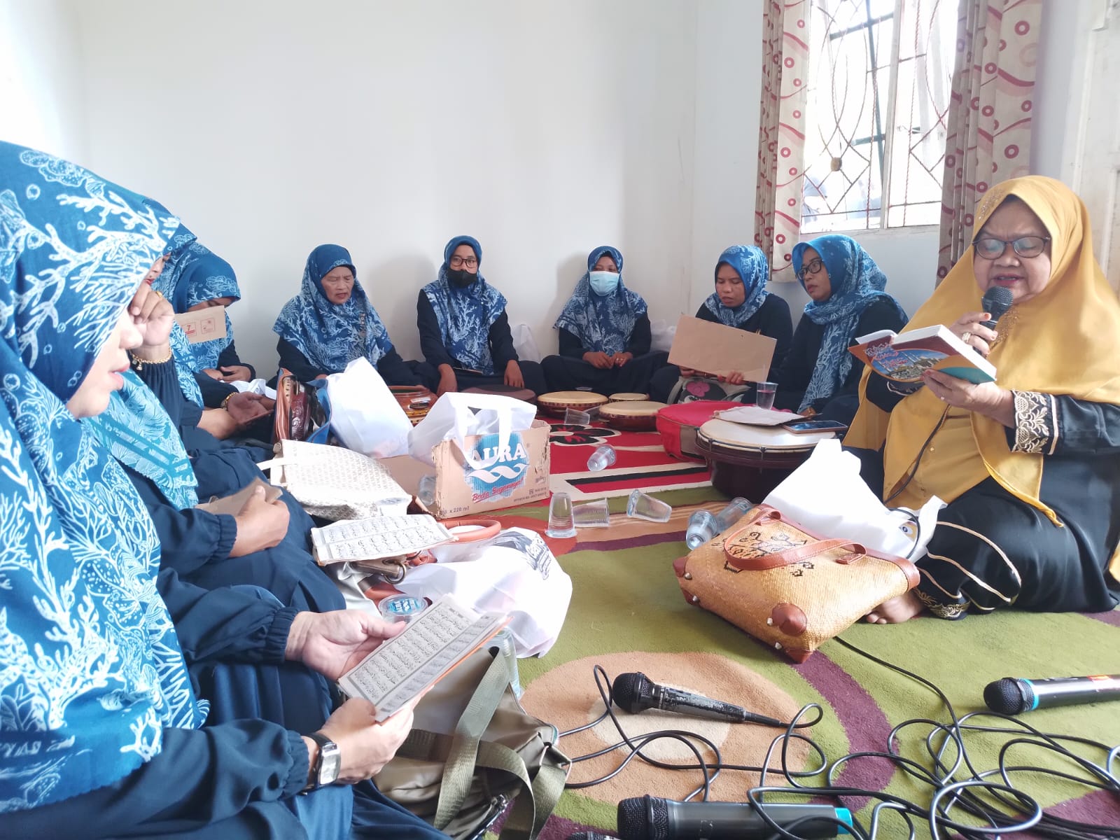 Mak Ganjar Kalteng menggelar kegiatan Haul Muhammad Zaini bin Abdul Ghani atau Guru Sekumpul di Desa Mantaren, Kecamatan Kahayan Hilir, Kab