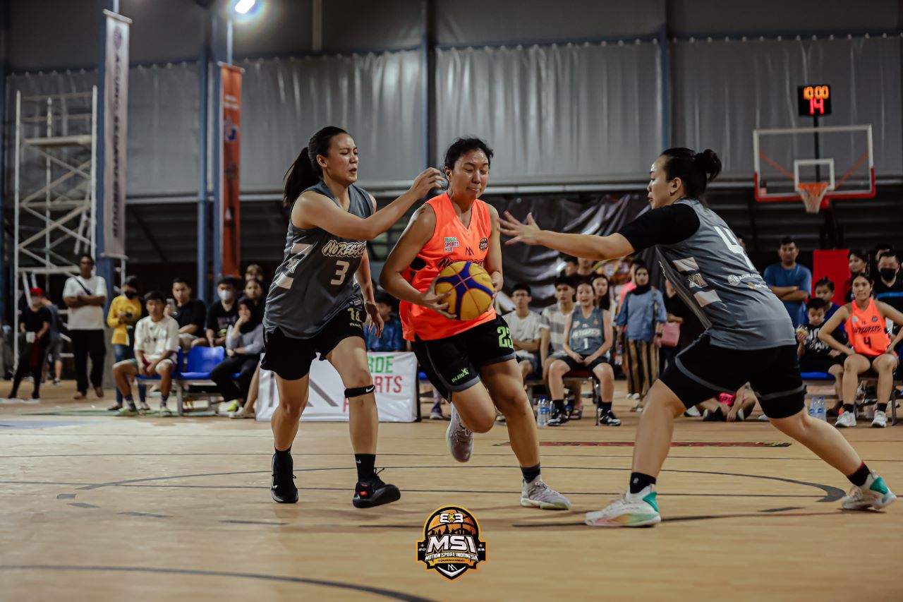 Turnamen 3x3 yang digelar Motion Sport Indonesia dalam rangka HUT ke-13