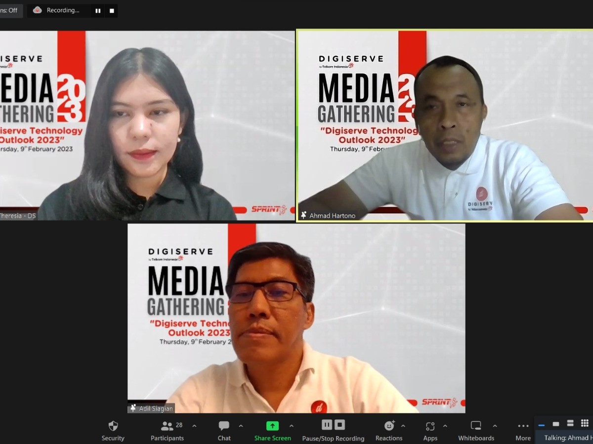 Digiserve Technology Outlook 2023 yang diselenggarakan secara virtual di Jakarta, Kamis (9/2).